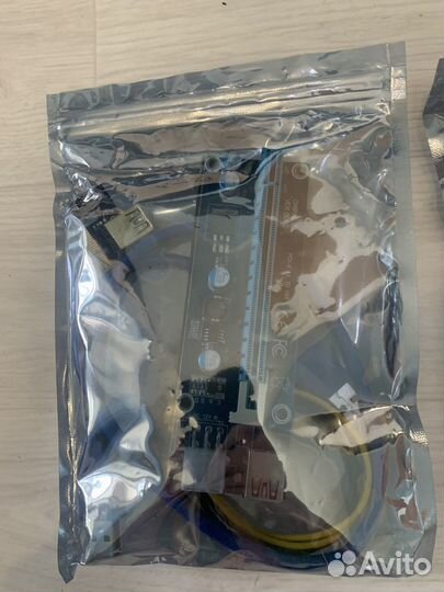 Райзер USB Riser card PCI-E x1 с питанием