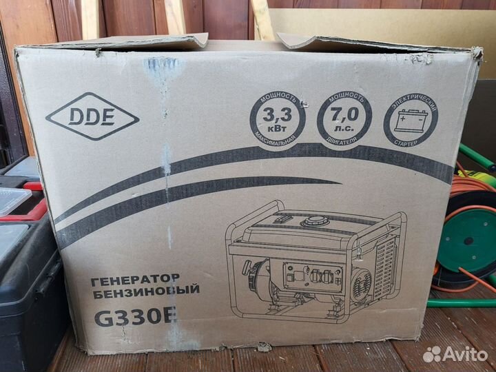 Бензиновый генератор DDE G330E (новый)