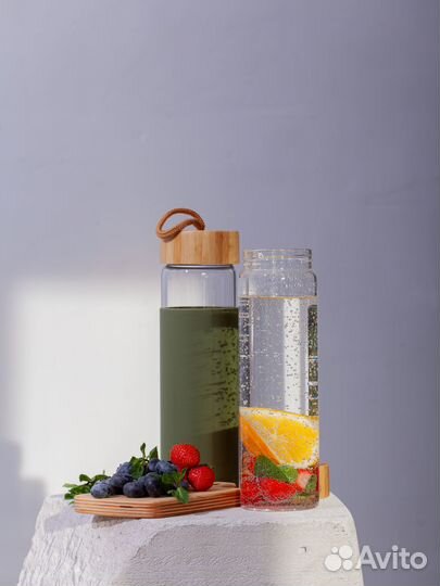 Бутылка стеклянная для напитков