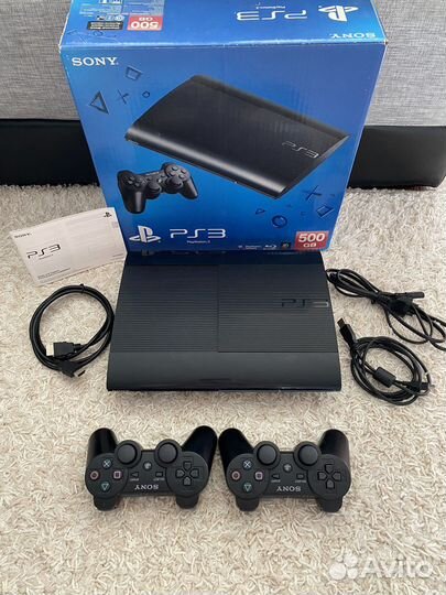 Sony PlayStation 3 Super Slim 500gb Hen +70 игр