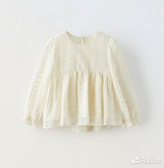 Новая блузка романтик Zara kids, 98, 104