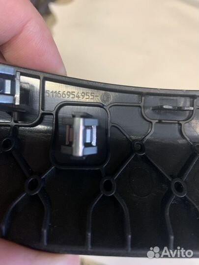 Накладка центральной консоли задняя Bmw X5 E70