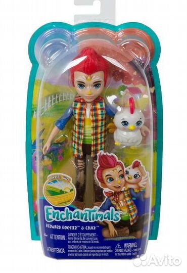 Enchantimals петух заяц олень павлин