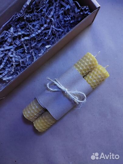 Свечи из вощины ароматизированные