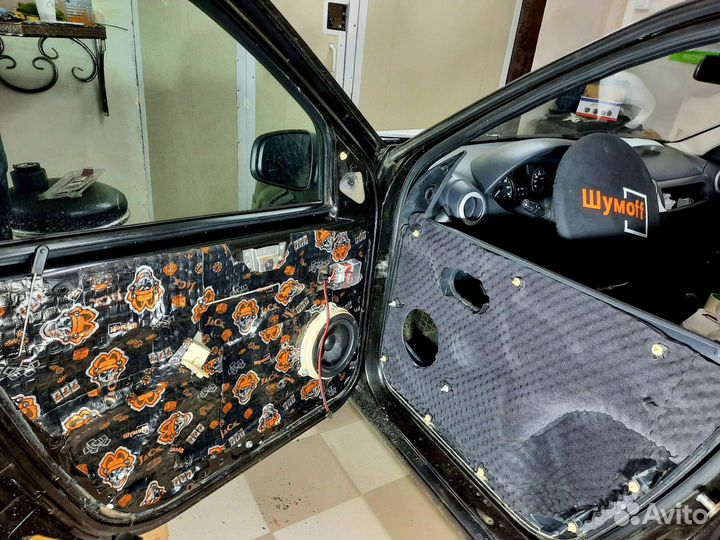 Уст-ка android магнитол,парктроников,шумоизоляция