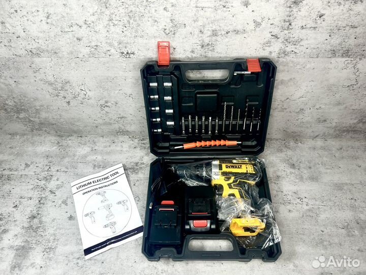 Дрель-шуруповерт аккумуляторный ударный dewalt