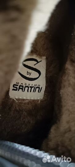 Брендовые сапоги замша Италия Santini