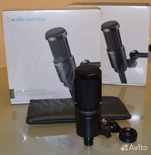 Студийный микрофон Audio-Technica AT2020 (Новый)