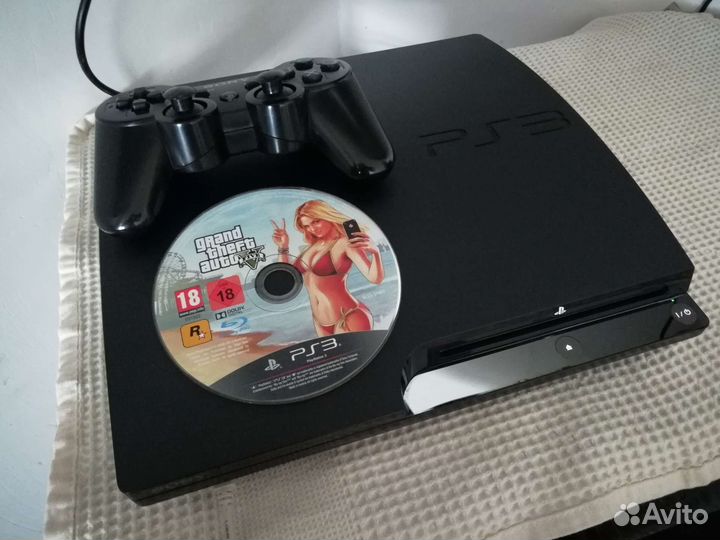 Sony PS3 Slim 320 Gb 50 игр