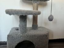 Когтеточка домик для кошки новый