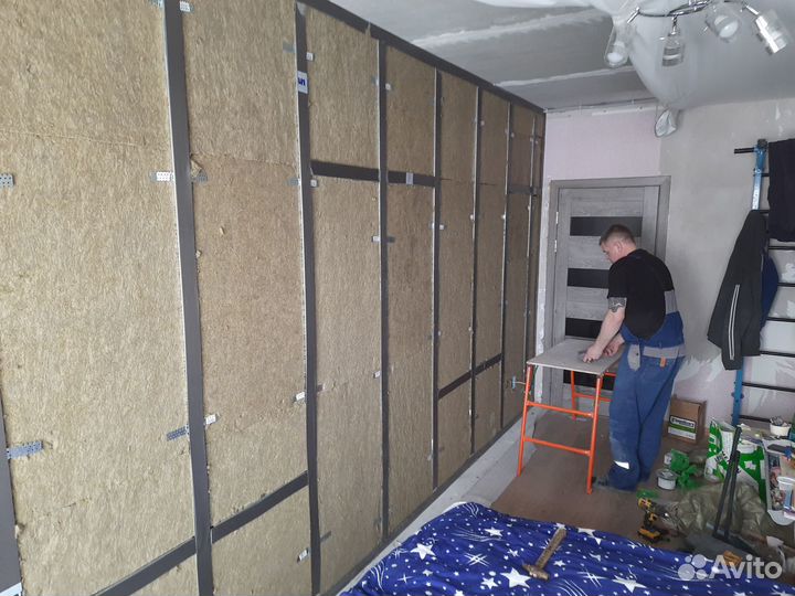 Монтаж гипсокартона