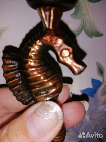 Медный подсвечник