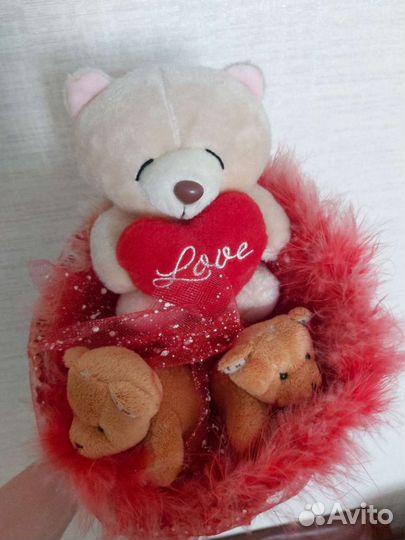 Мягкие игрушки букет