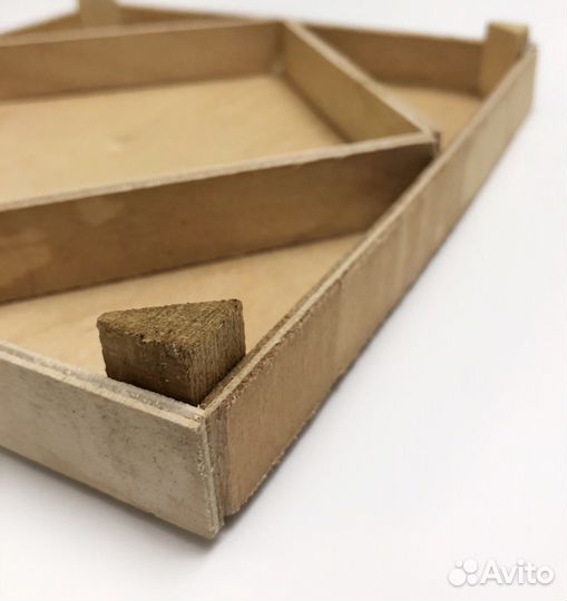 Коробка деревянная для орехов, сухофруктов