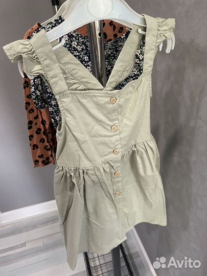 Вещи пакетом для девочки 98-104 р H&M