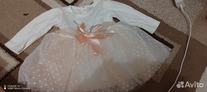 Платье для девочки 74 80