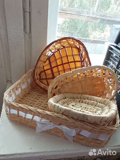 Плетеные корзинки декоративные