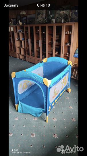 Детский манеж-кроватка