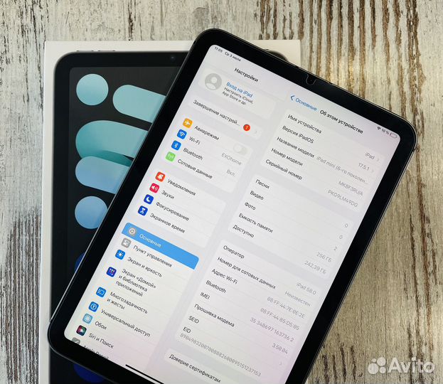 iPad Mini 6 256Gb Cellular (новое состояние)