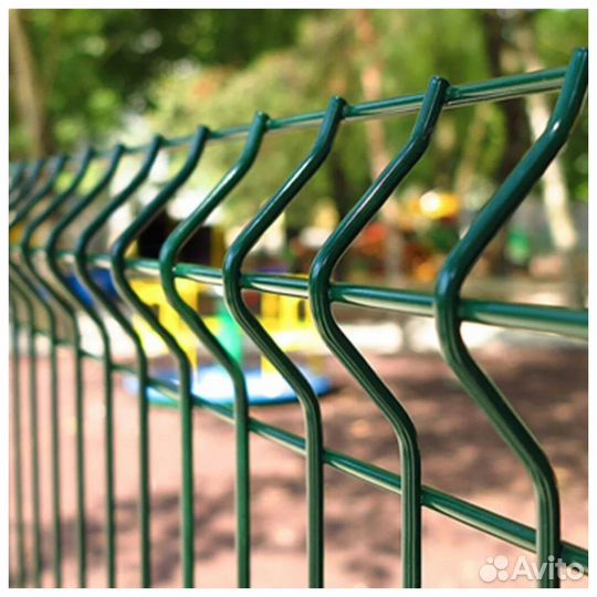 Забор 3D, сетка 3Д