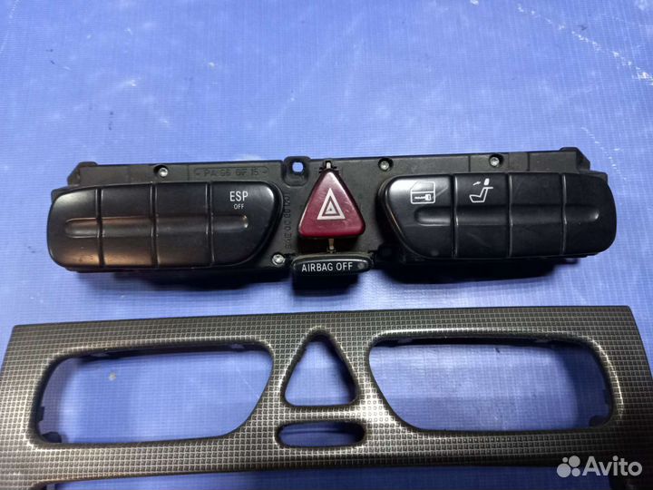 Блок управления климатом mercedes benz w203 c320