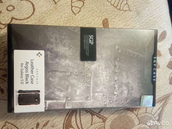 Чехол Флип-кейс Argos для Galaxy S2 кожаный черный