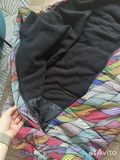 Зимний конверт в коляску leokid