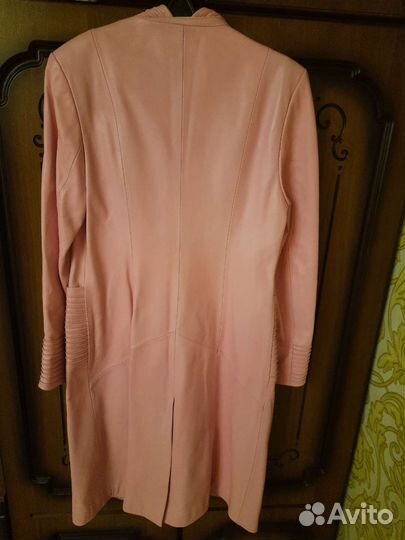 Кожаное пальто