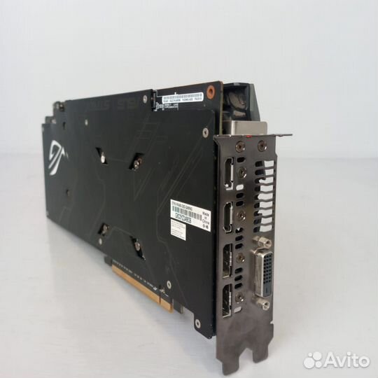 Видеокарта asus radeon RX 480 strix 8Гб