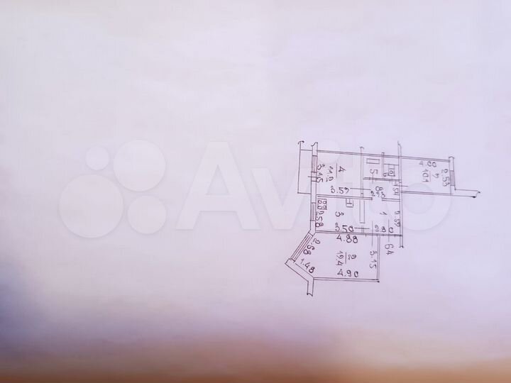 3-к. квартира, 62,3 м², 8/9 эт.