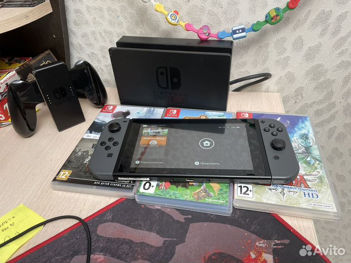 Nintendo switch с играми