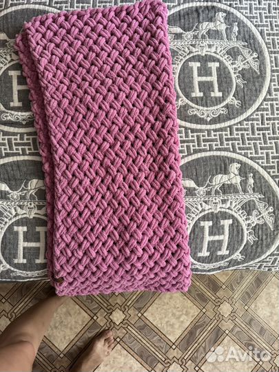 Плед детский вязаный