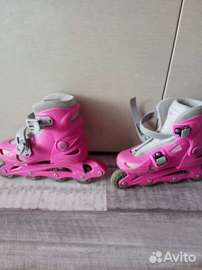 Роликовые раздвижные коньки детские 32-35 размер