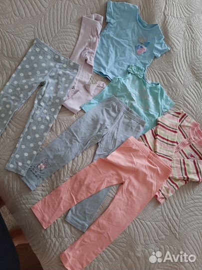 Детская одежда для девочек пакетом, 3-5 лет