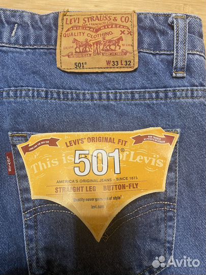 Джинсы levis 501 оригинал