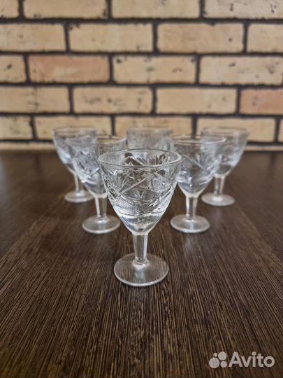 Ликернае рюмки хрусталь СССР