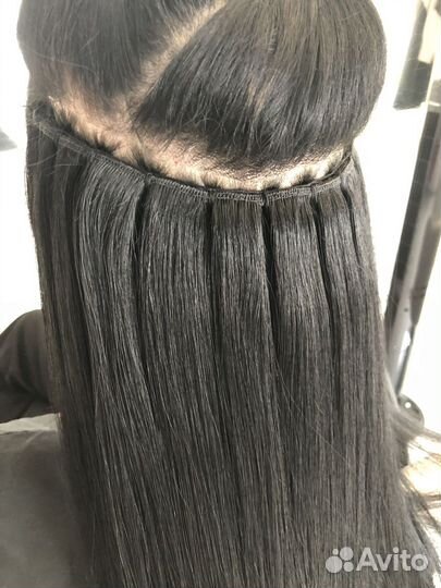 Пришивание тресс