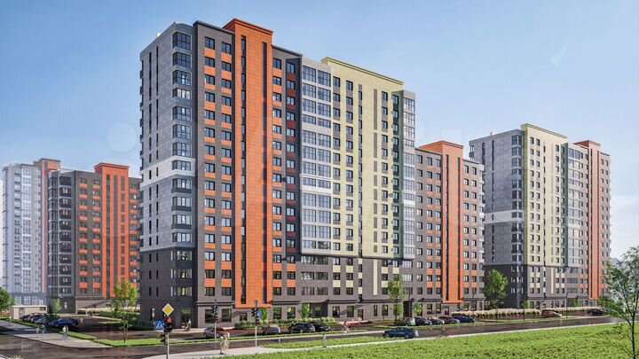 2-к. квартира, 44,7 м², 15/16 эт.