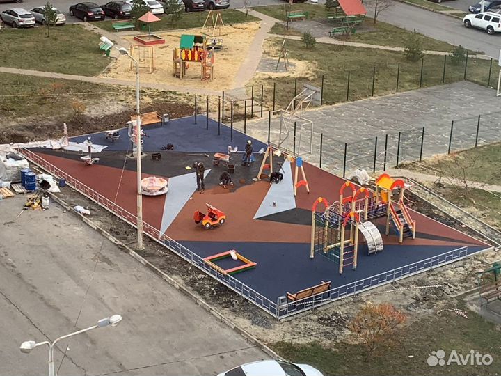 Бесшовное резиновое покрытие для подрядчиков