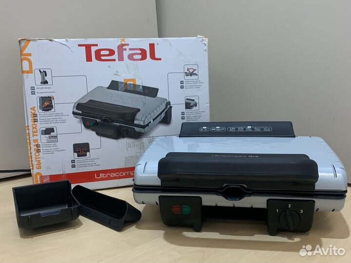 Гриль Tefal ultracompact 600 GC302B26