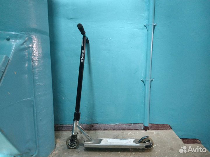 Трюковой самокат стрит tech team excalibur (хром)