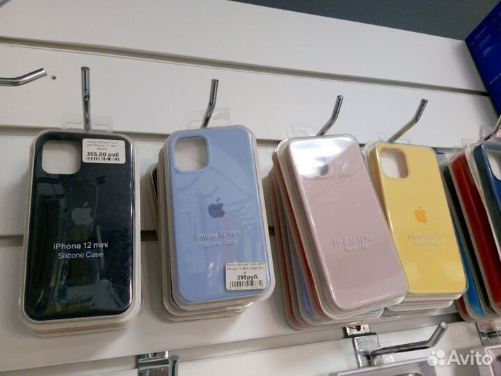 Чехлы silicone case на iPhone