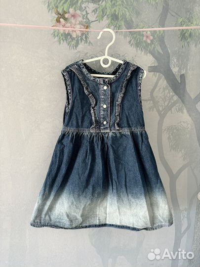 Платье сарафан джинсовый 110