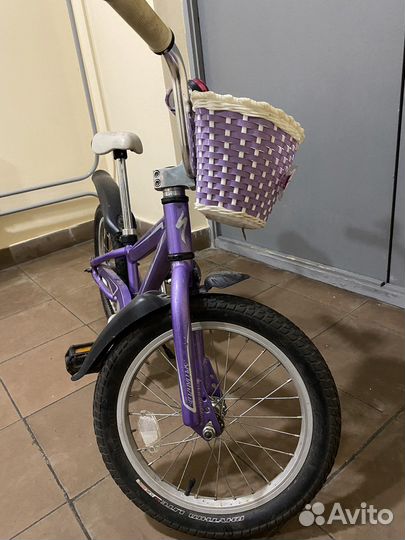 Велосипед для девочки 3-7 лет
