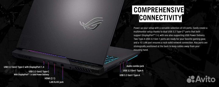 Asus Rog Strix G17 RTX 4070 / Ryzen 9 7845HX / 32G