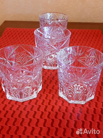 Хрустальные рюмки и стаканы СССР