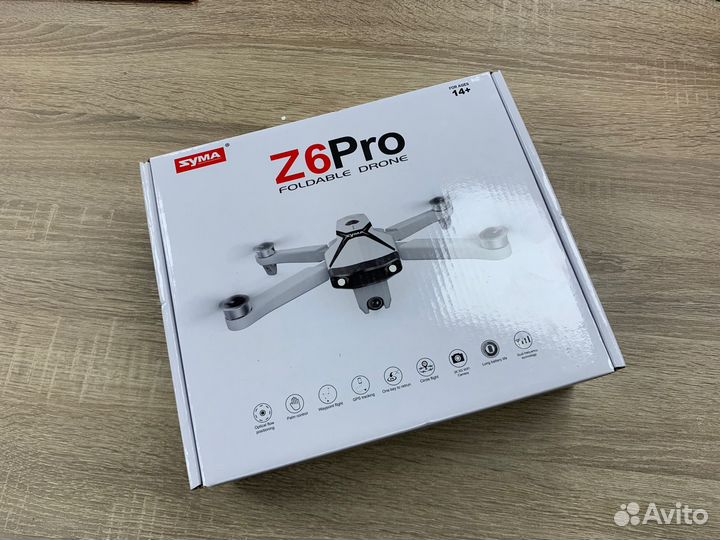 Квадрокоптер Syma Z6PRO белый / бу