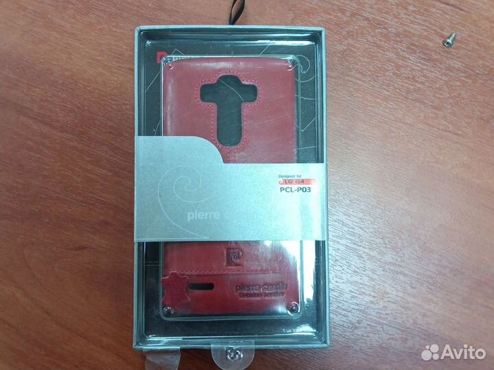 Чехол LG G4. Pierre Cardin. Натуральная кожа