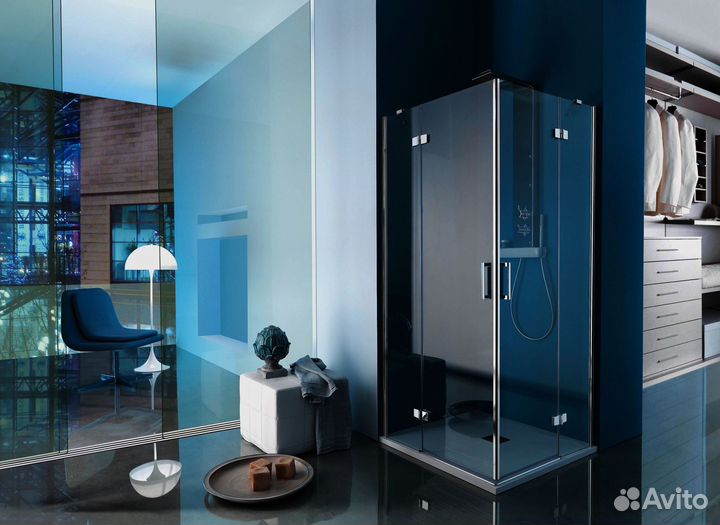 Кабина из стекла