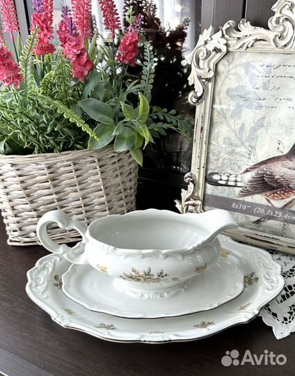 Блюдо и соусник Weimar Германия